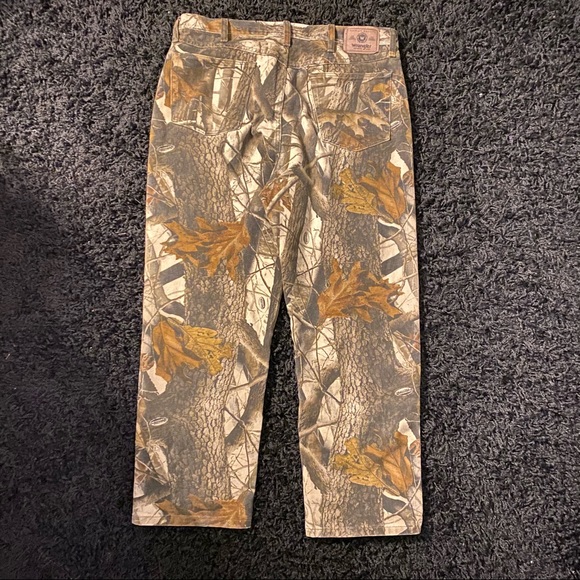 baggy retro 90s nature blend camouflage pants - Picture 2 of 2